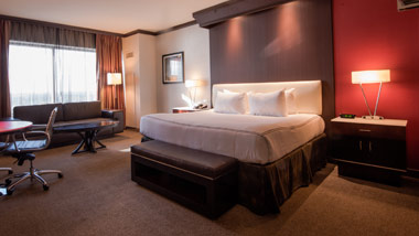 King Hotel Room at Ameristar Casino East Chicago