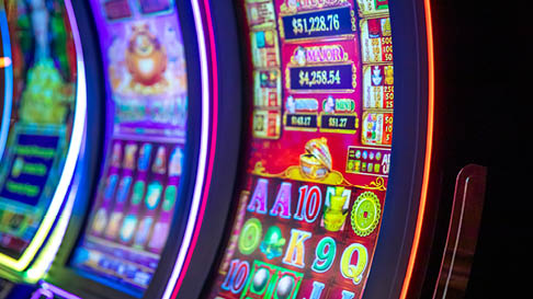 Picture of a slot machine 